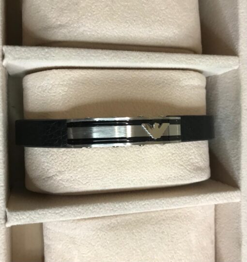 AX Signature Stainless Silver Bracelet