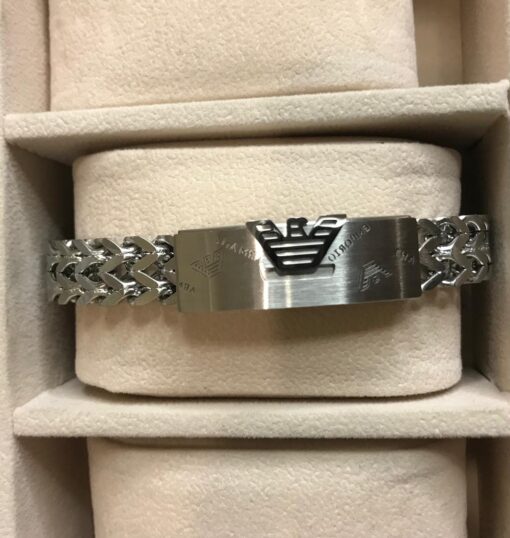 AX Mens Chunky Silver Bracelets