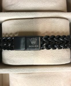 Alternative view of Rolex Stainless Steel Bracelet Zig Zag Chain For Men