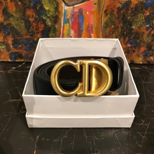 DIOR GOLDEN BUCKLE BELT - Image 2