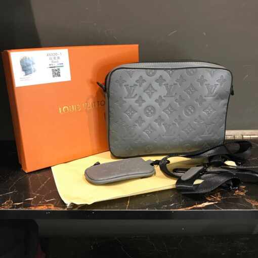 Louis V Real Leather Duo Bag Grey Color From Suplook - Image 3