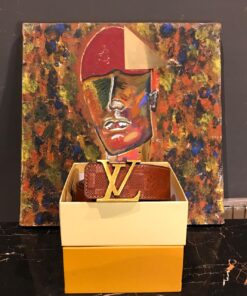 LOUIS V GOLDEN BUCKLE BELT