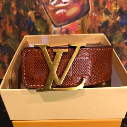 LOUIS V GOLDEN BUCKLE BELT - Image 2