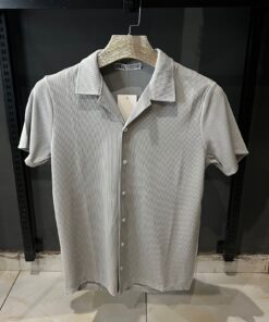 Zara Gray Men's short sleeved shirt