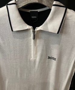 Alternative view of HU BOSS COTTON KNITTED POLO
