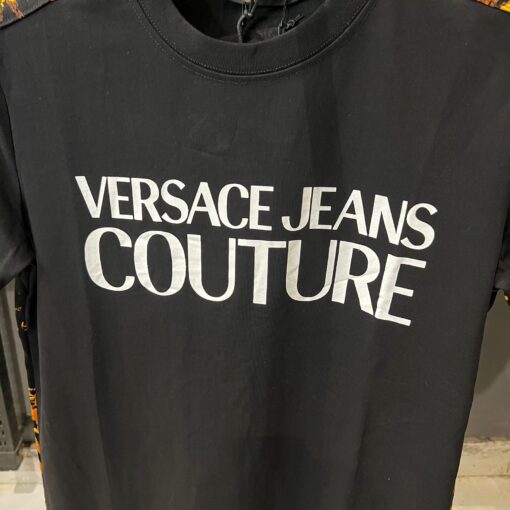 VR JEANS COUTURE Men's Black Tshirt - Image 3