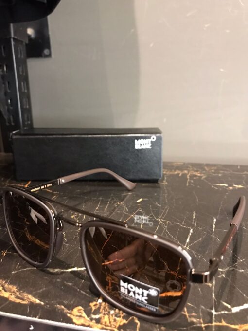 Mont Blanc Brown Sunglasses - Image 4