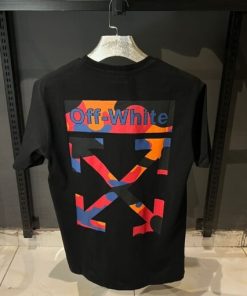 OFFW BLACK TSHIRT MULTI PRINT OFF