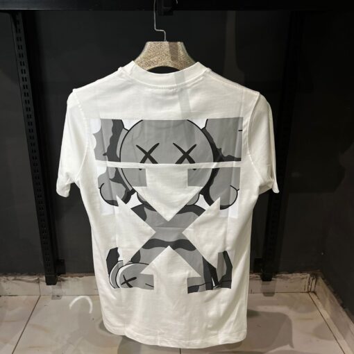 OFFW Caravaggio Arrows Logo WhiteT-Shirt - Image 3