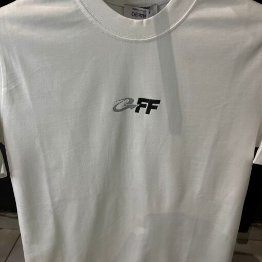 OFFW Caravaggio Arrows Logo WhiteT-Shirt - Image 2