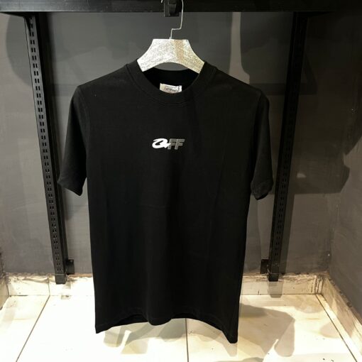 OFFW Caravaggio Arrows Logo Black T-Shirt