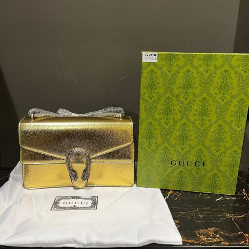 GC Dionysus Small Shoulder Golden Bag