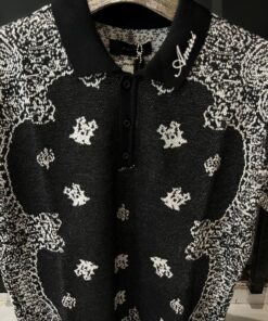 Alternative view of AR knitted- Bandana  Polo Shirt