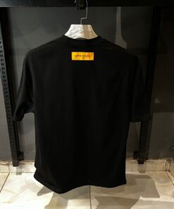 Alternative view of Louis V Black T Shirt With monogram Patches