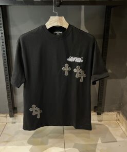 OFFW CHROME HEARTS T SHIRT BLACK