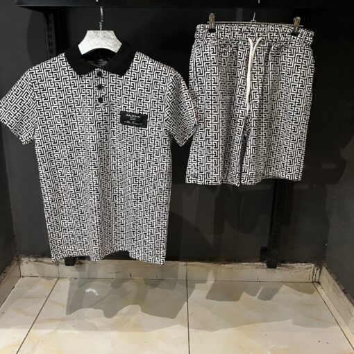 BLM Jacquard Knit Short Set