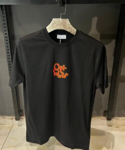 Off-White Black Bubble Font Over Sized T-Shirt