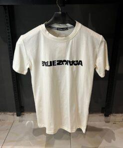 BB logo Print cotton Off white T shirt