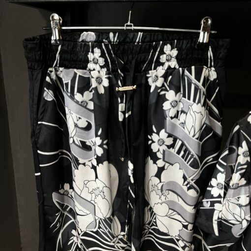 AR floral-print silk short set - Image 2