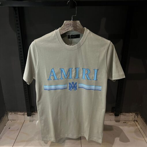 AR Core Logo Print Gray T Shirt