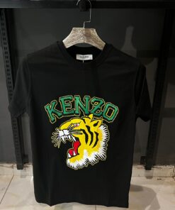 KNZ Tiger Varsity Black T-Shirt