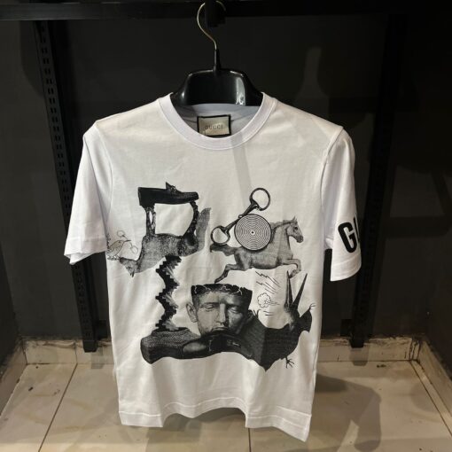 GC graphic-print cotton jersey white Tshirt