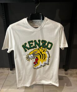 KNZ Tiger Varsity White T-Shirt