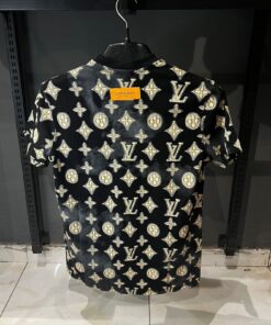 Alternative view of LOUIS V ALL OVER BROWN PRINTED SHIRT