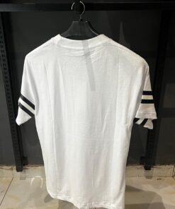 Alternative view of DR White slub jersey 47 cotton tee