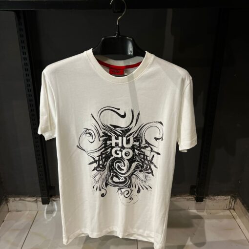 HU DINKERTON Print White Tshirt