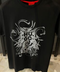 Alternative view of HU DINKERTON Print Black Tshirt