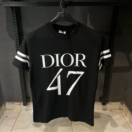 DR Black slub jersey 47 cotton tee