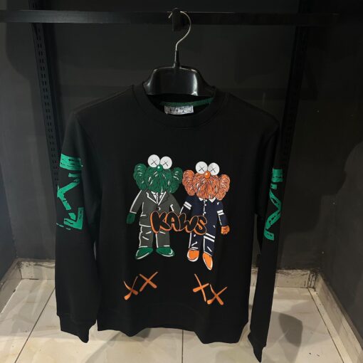 OFFW X Kaws Sweatshirt Back