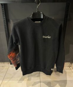 MARKET Colourado Reverse Weave Quilted Crew Neck Sweatshirt (ORIGINAL)
