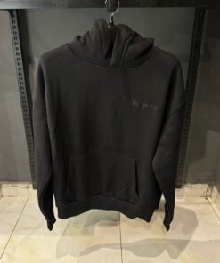 Dropsize Heavy Oversize Crew Love Hoodie Black (ORIGINAL)