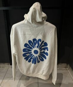 Alternative view of Dropsize Blue Pressed Flower Hoodie(ORIGINAL)