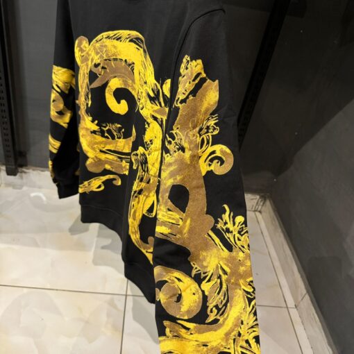 VR JEANS COUTURE COTTON SWEATSHIRT WITH LOGO PRINT - Image 3