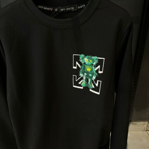 OFFW Tornado Arrow Black Sweatshirt - Image 3