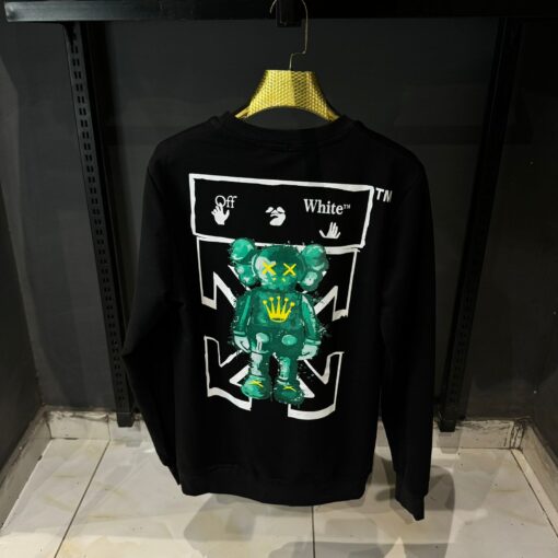 OFFW Tornado Arrow Black Sweatshirt - Image 2