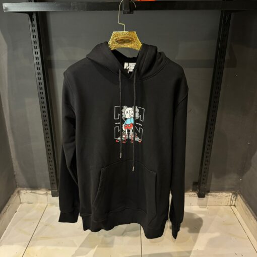 OFFW Kaws x Uniqlo UT Graphic Black Hoodie