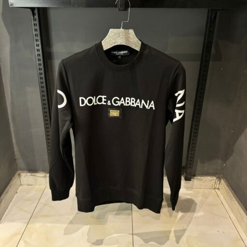 DG Script Logo Badge Cotton Sweatshirt