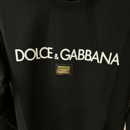 DG Script Logo Badge Cotton Sweatshirt - Image 2