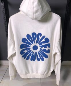 Alternative view of Dropsize Blue Pressed Flower Hoodie(ORIGINAL)