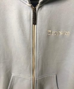 Alternative view of Dropsize Super Heavy Oversize Blank Zip Hoodie (ORIGINAL)