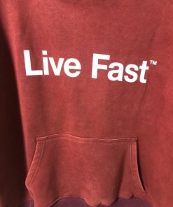 Alternative view of Dropsize Live Fast Die Young bold hoodie (ORIGINAL)