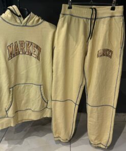 Alternative view of Markete Triple Stitch Hoodie in Cotton fleece