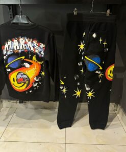 Alternative view of MARKET Smiley Conflicted Sweatpants in Black