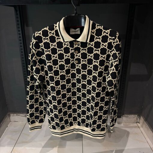 GC Jacquard Cotton Sweatshirt