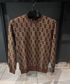 FF High End Designer Knitted Midi Sweater