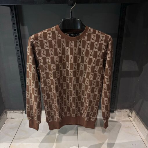 FF High End Designer Knitted Midi Sweater